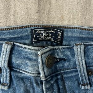 Abercrombie & Fitch High Rise Blue Jeans